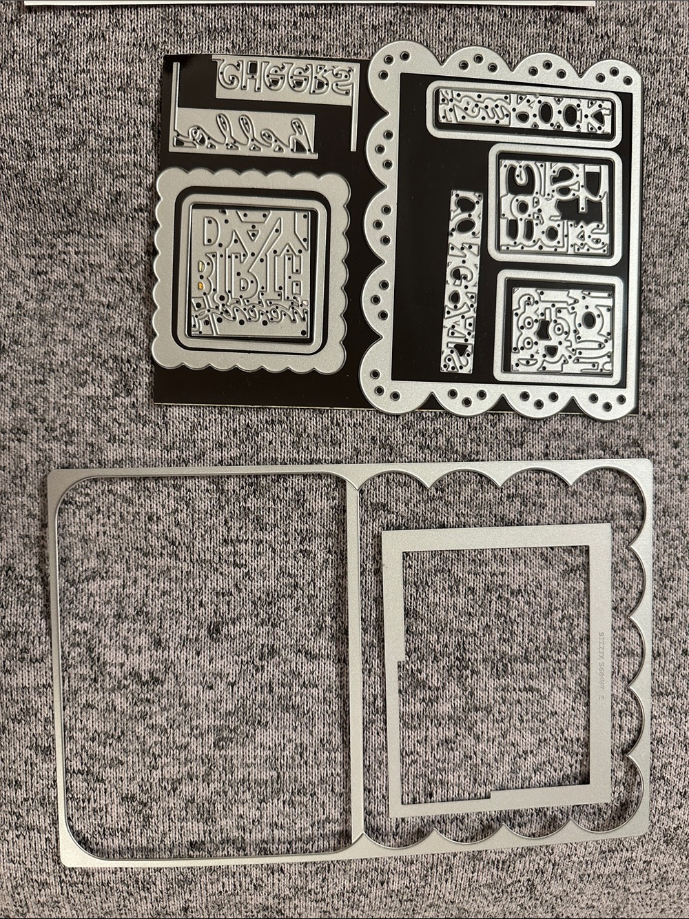 Sizzix Framelits Drop-Ins Decorative Card Frame Designed by Stephanie Barnard - Picture 2 of 4